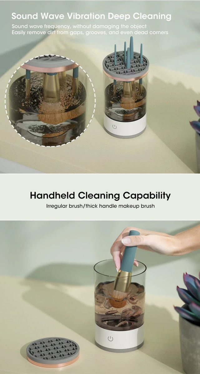 Luxebrush 3-in-1 Cleaning Station