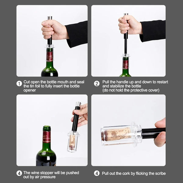 Presto Unique Air-Pump Cork Remover Set